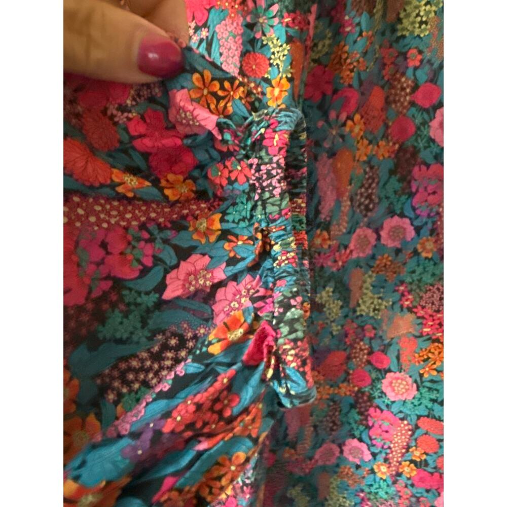 J. Crew x Liberty of London Flutter-Sleeve Top in Liberty Ciara Print, XL - Picture 5 of 7